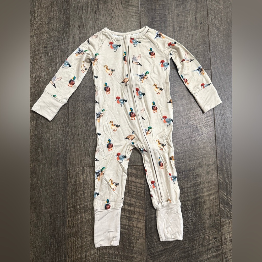Bamboo Baby Sleepie Zippy Duck Print 3-6 month
